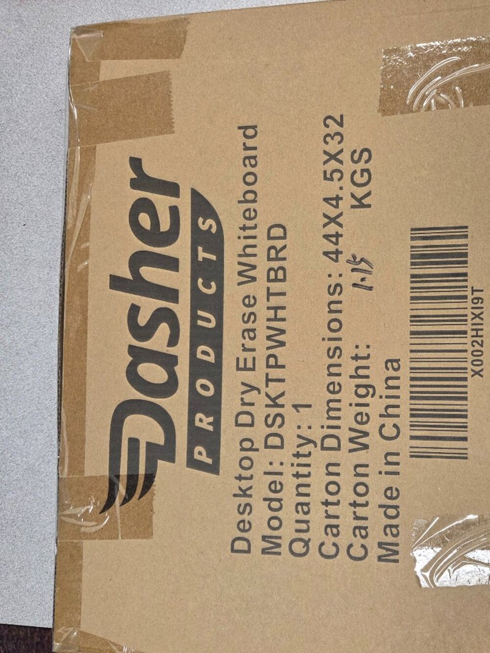 NEW In Box - Dasher Products Desktop Dry Erase Board/Easel
